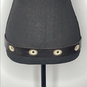 NEW Black Italian Leather Belt with Silver Buckle